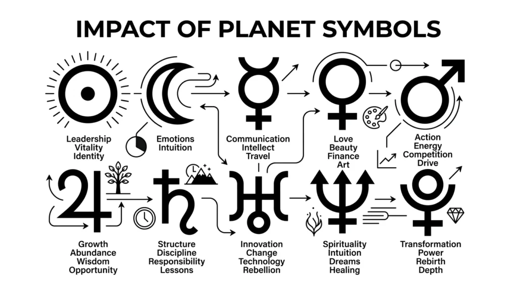 Impact of Planet Symbols on Society