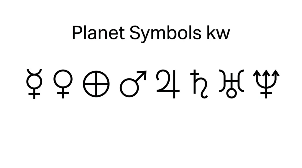 Planet Symbols