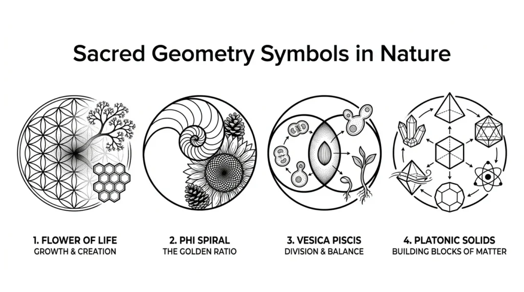 Sacred Geometry Symbols in Nature