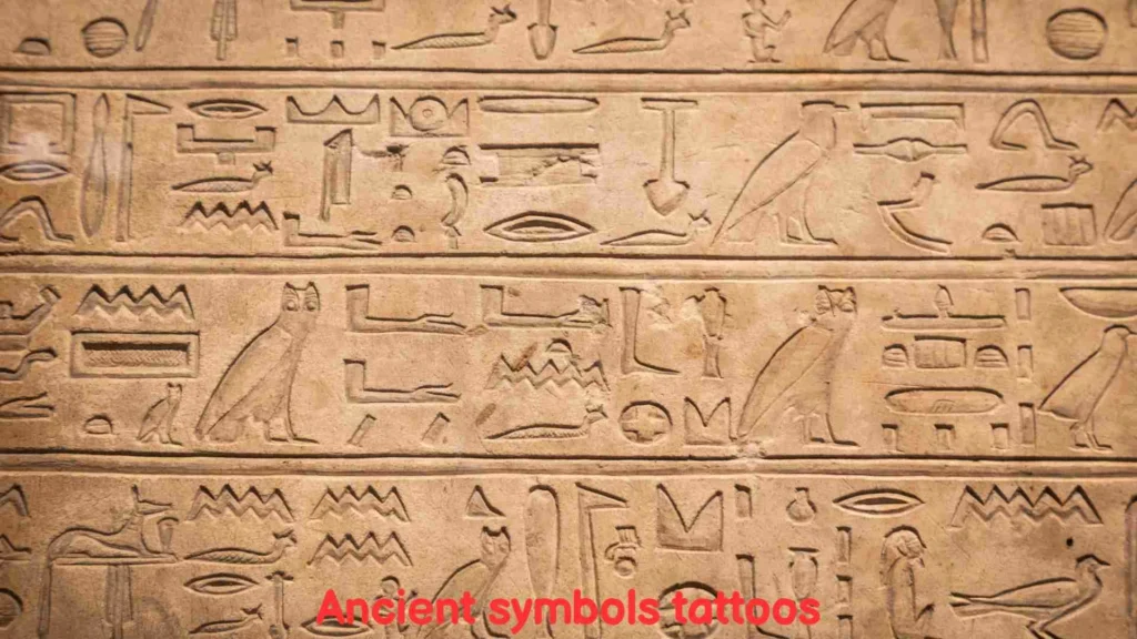 Ancient symbols tattoos