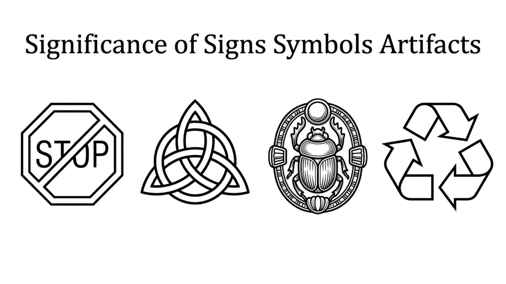 Significance of Signs Symbols Artifacts