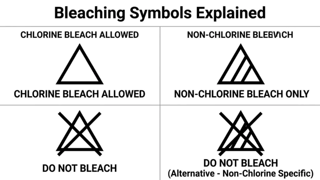 Bleaching Symbols Explained