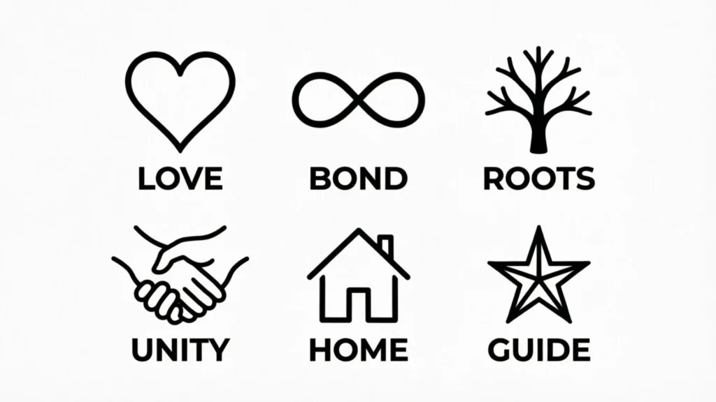 Family Symbols Tattoo