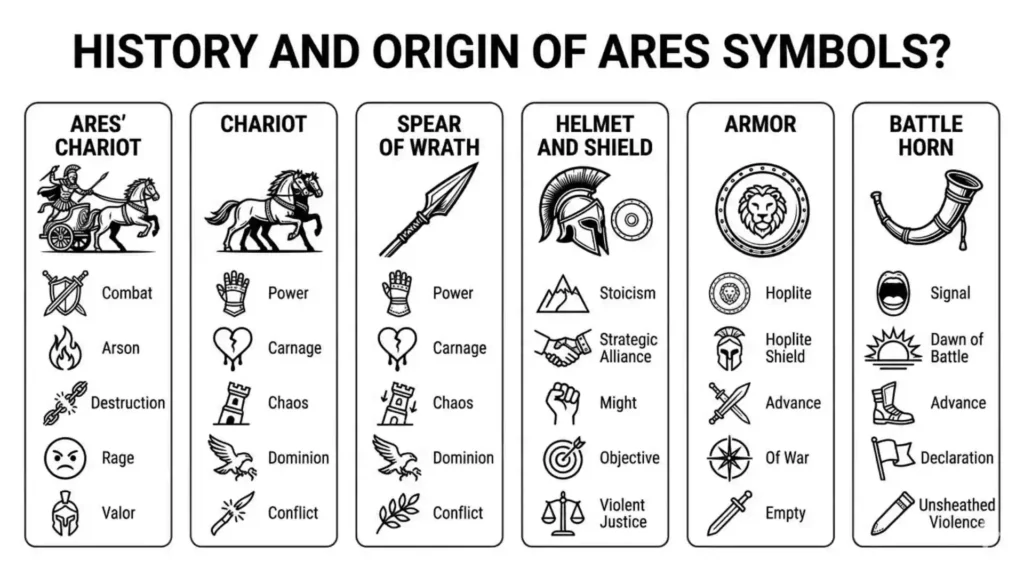 History and Origin of Ares Symbols