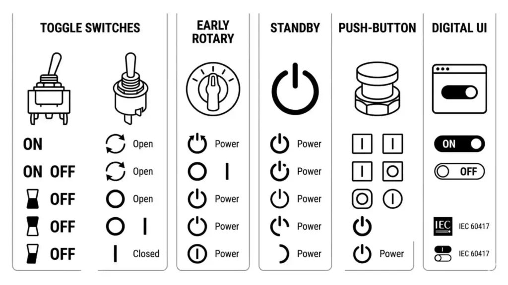 History of On and Off Symbols
