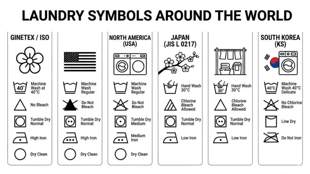 Laundry Symbols Around the World