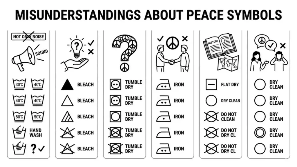 Misunderstandings About Peace Symbols