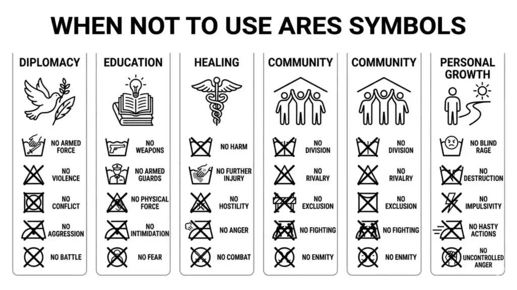 When Not to Use Ares Symbols