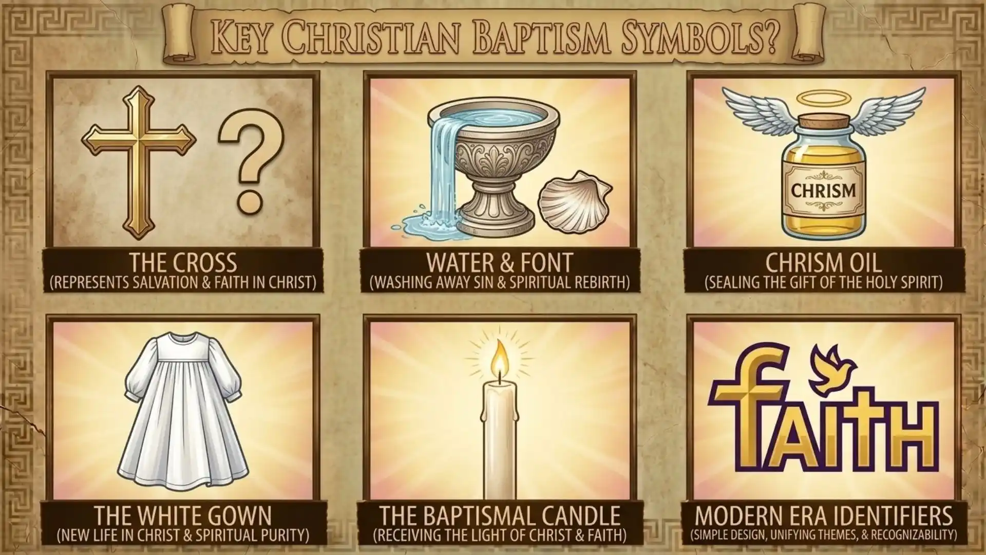 Baptism Symbols: Meanings, Types, and Christian Significance