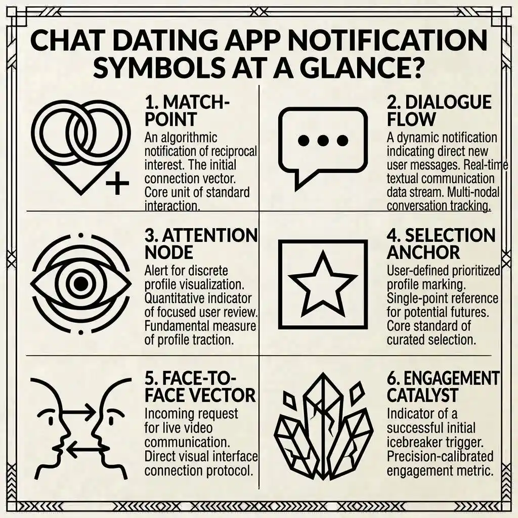 Chat Dating App Notification Symbols: Meanings of Hearts, Dots, Checks & More
