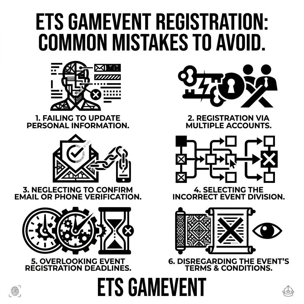ETS Gamevent Registration: Common Mistakes to Avoid