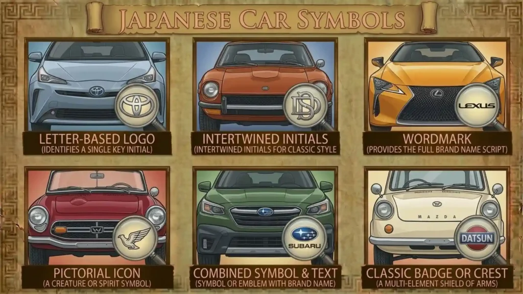 Japanese Car Brand Symbols