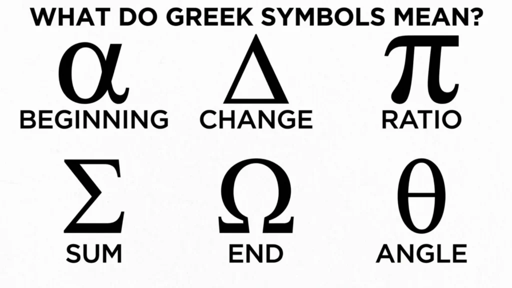 What Do Greek Symbols Mean?