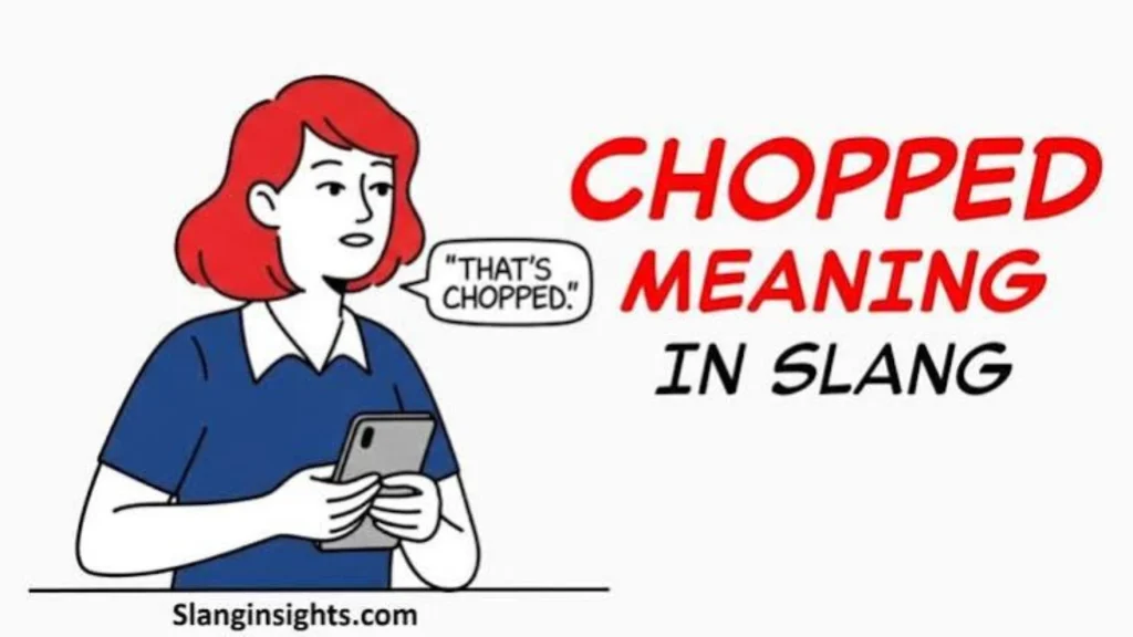 Chopped in Workplace Slang