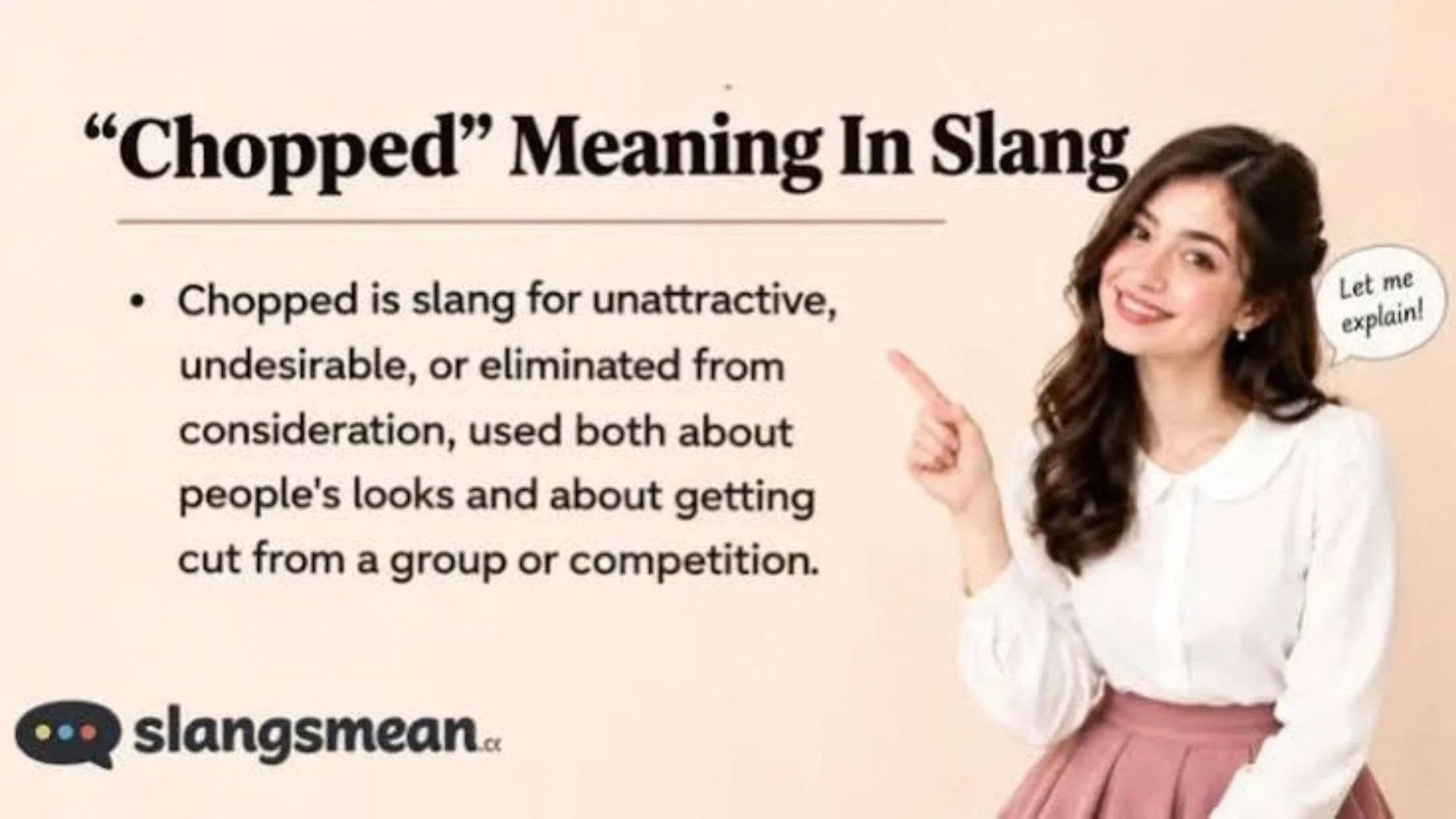 “Chopped” Meaning In Slang