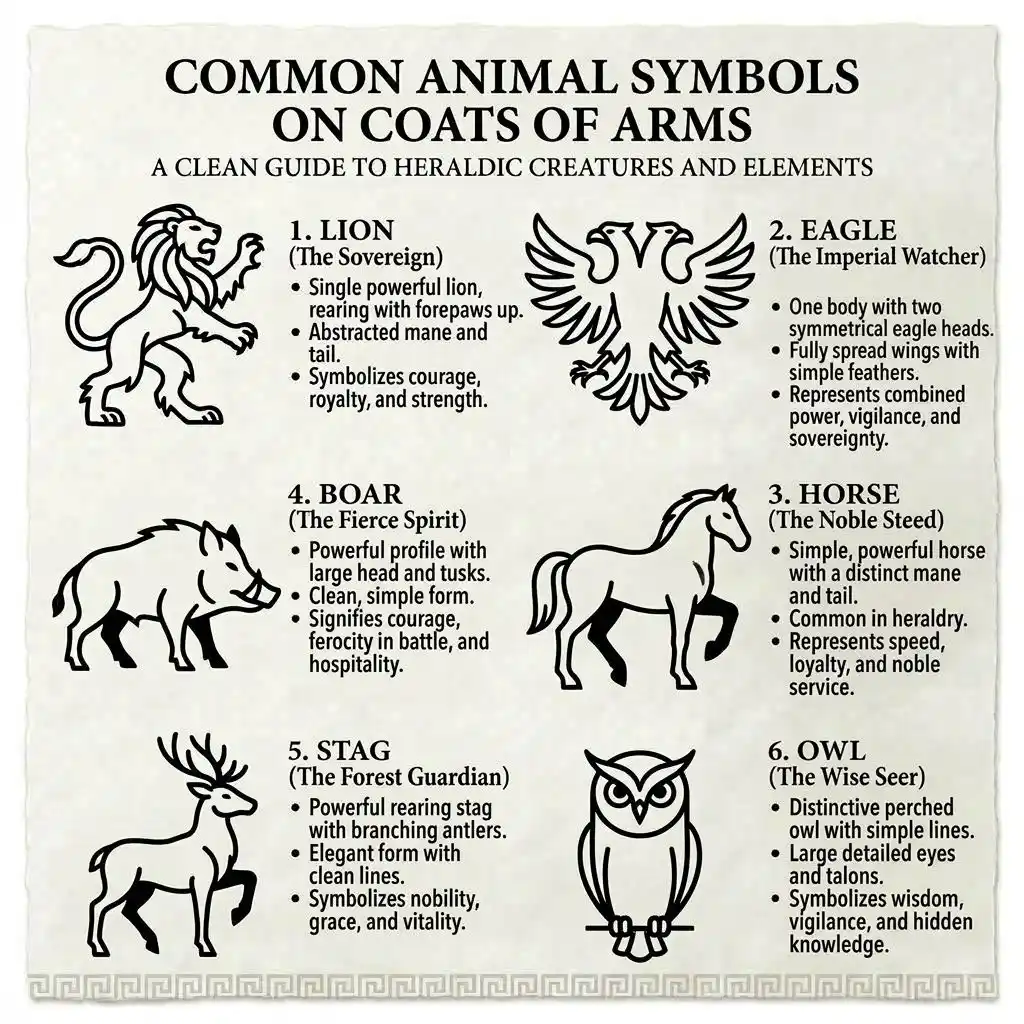 Common Animal Symbols on Coats of Arms