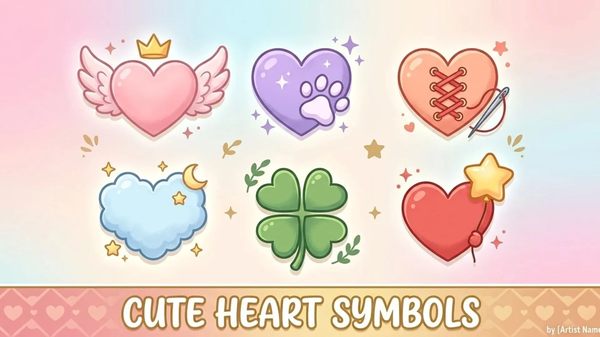 cute heart symbols