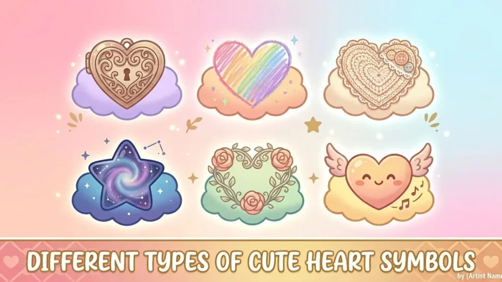 Different Types of Cute Heart Symbols