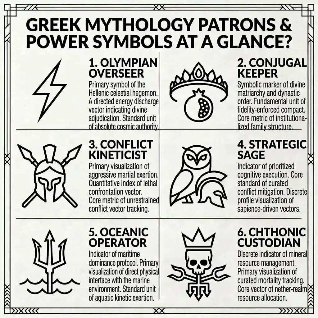 Greek Mythology Symbols at a Glance