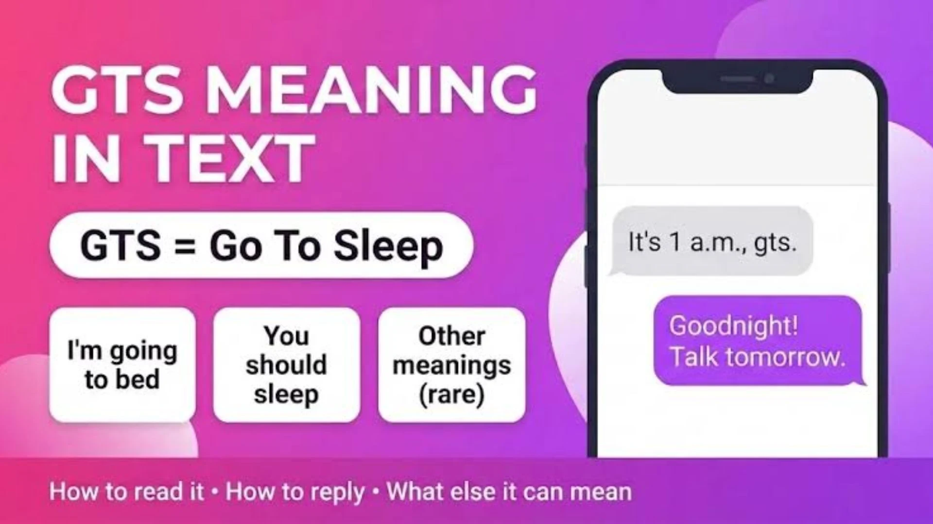GTS Meaning In Text