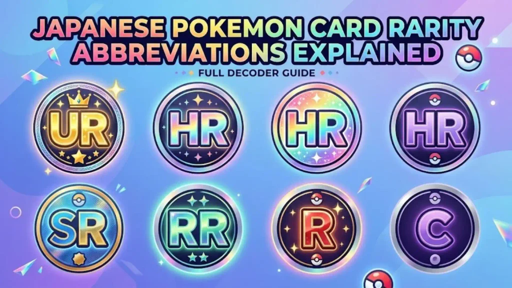 Japanese Pokemon Card Rarity Abbreviations Explained