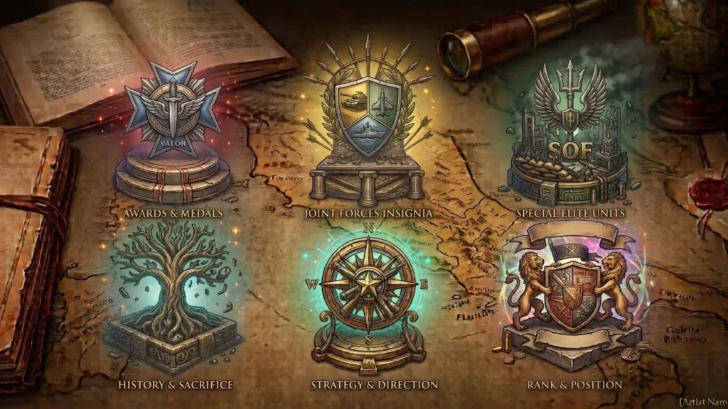 Military Symbols and Official Insignia
