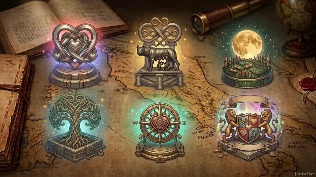 Mother and Two Sons Tattoo Ideas